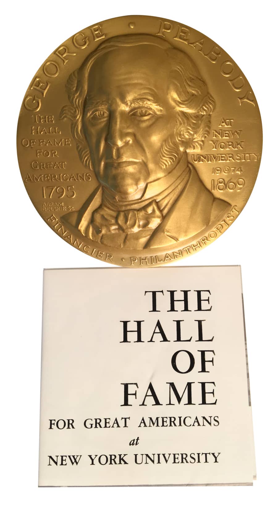 The George Peabody Award, for Great Americans. Paul Vogelzang, 2017