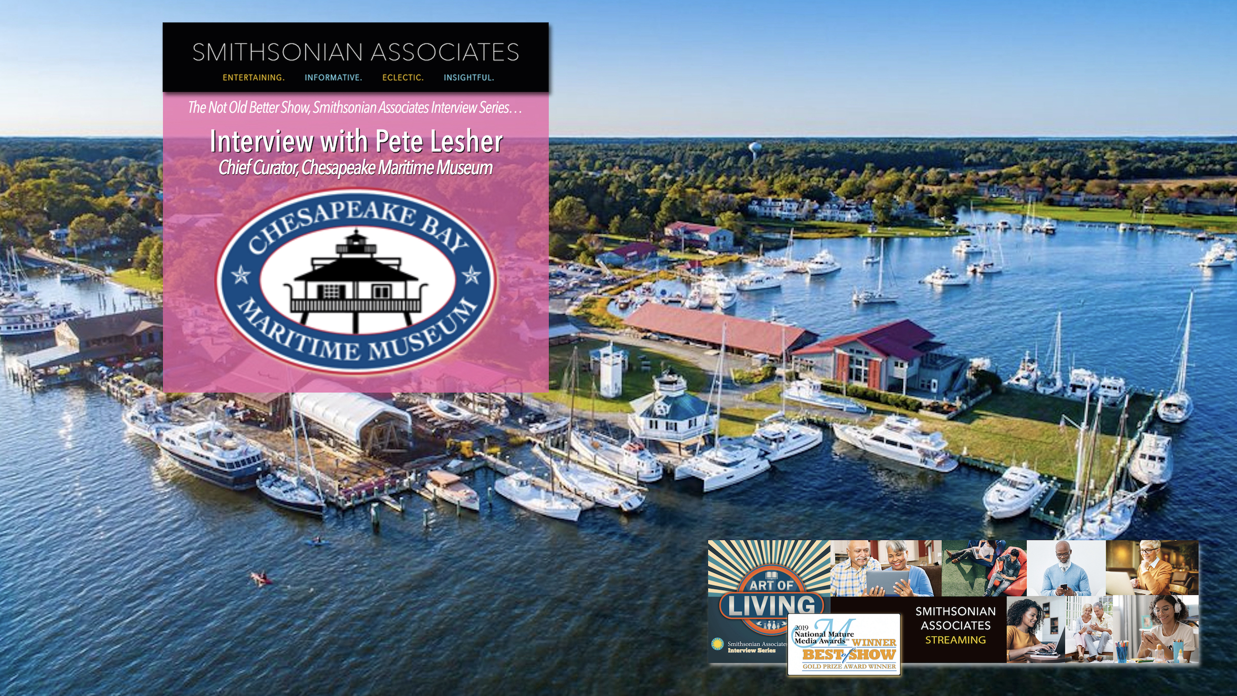 An Evening on the Bay with Chesapeake Bay Maritime Museum – Pete Lesher