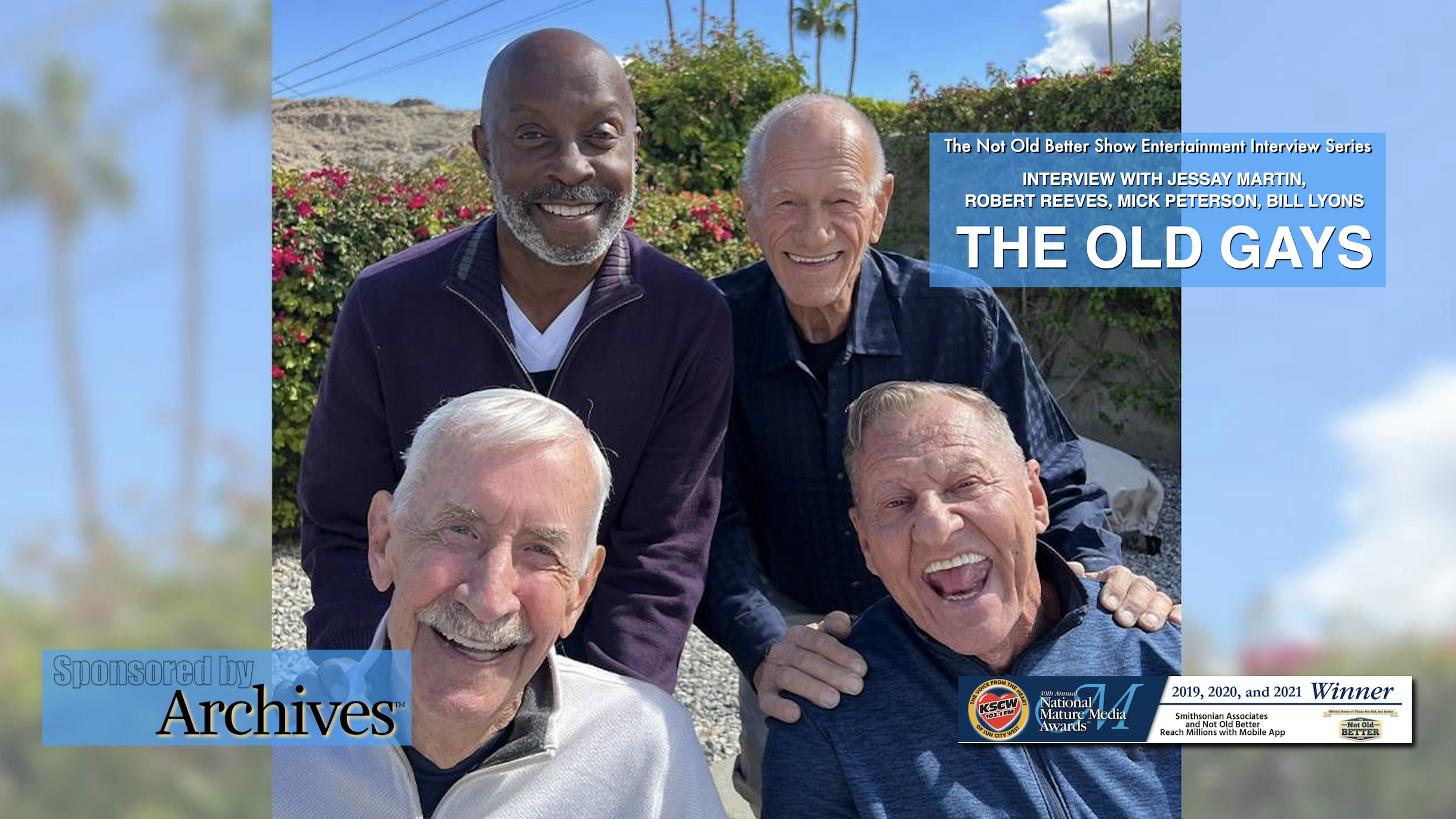 TikTok stars Robert Reeves, Mick Peterson, Bill Lyons and Jessay Martin — known collectively as the “Old Gays”